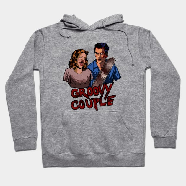 Ash and Linda Evil dead Hoodie by TijanaD